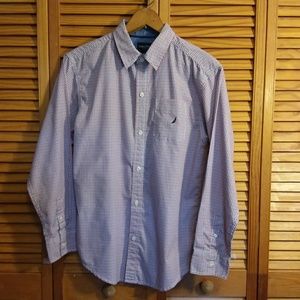 Nautica Boy's Large Plaid Woven Shirt